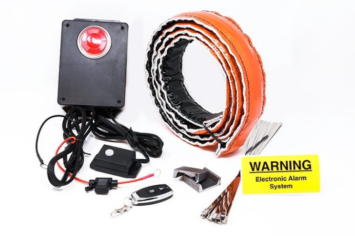 Alt text: CatEye and CatStrap bundle designed for gas and hybrid vehicles