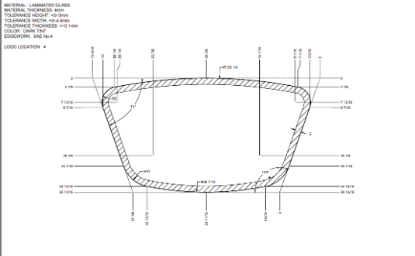 Picture of WINDOW, PANORAMIC FRONT WINDOW