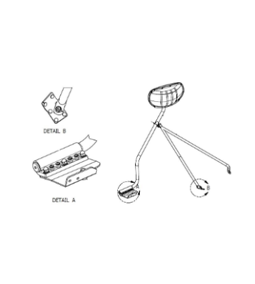 Picture of MIRROR ASSY.-CROSSOVER-DODGE P