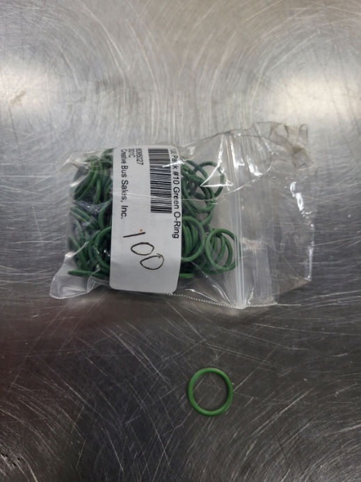 Picture of 100 PACK #10 GREEN O-RING
